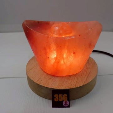 ¤臻藏館¤金燦金元寶 [ NO.356 ] USB玫瑰金元寶鹽燈 富貴 吉祥和財富 金光閃閃喜馬拉雅山玫瑰岩鹽的元寶