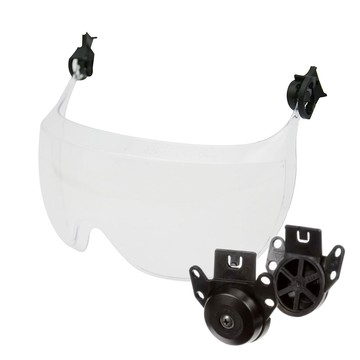 3M 短面罩SV01透明+P3EV/2 插扣(適用於3M X5000VX 工程安全帽)