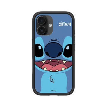 iPhone 16 Mod NX 黑 - 迪士尼-史迪奇 Disney Stitch - 經典系列-史迪奇大臉款