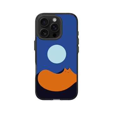 iPhone 16 Pro Clear 酷墨灰 - ilovedoodle (Lim Heng Swee) - Lunar Mirage Cat - 月光貓