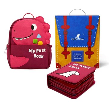 香港My First Book蒙特梭利啟蒙布書-第一冊 生活常規 - 新生紅