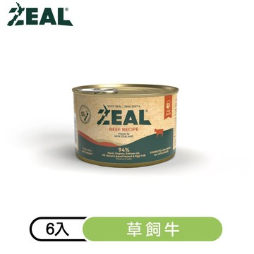 【ZEAL真致】鮮肉無穀貓主食罐｜草飼牛170gX6入