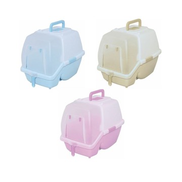 日本IRIS SSN除臭貓便盆-青/桃/茶