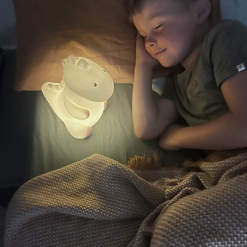 【比利時AP設計 】 DINO 超可愛 恐龍拍拍  LED小夜燈 沙色