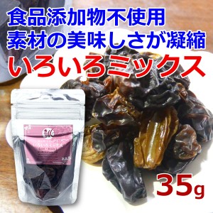  無添加 国産 ドライフルーツ 安心院干しぶどう いろいろミックス 35g レーズン 葡萄 ブドウ