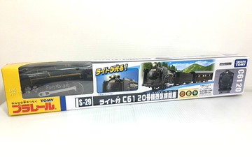 【Fun心玩】TP38448 麗嬰 日本 多美 PLARAIL 鐵道王國 S-29 C61 蒸汽機關車(有燈) 模型 玩具
