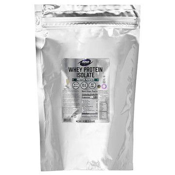 NOW Foods, 運動，分離乳清蛋白，奶油香草味，10 磅（4.54 千克）