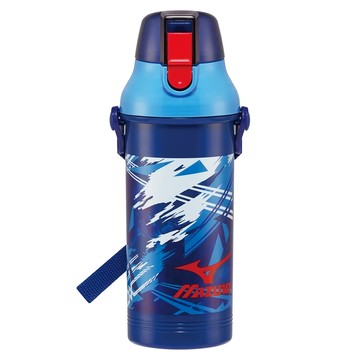 Skater 抗菌直飲式水壺  MIZUNO 藍色  800ml  1個