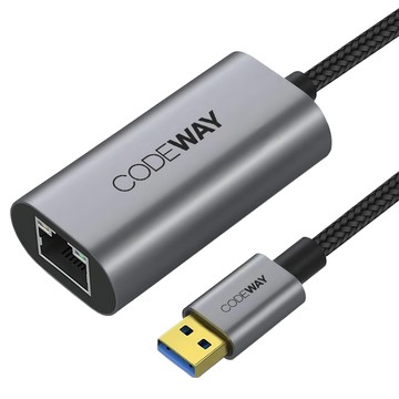 CODEWAY USB 3.0 TO LAN 網路轉接頭  1個  單一商品