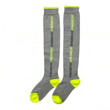 【DECEMBERMAY】Logo kneehign sox_WOMEN 2-999-4210