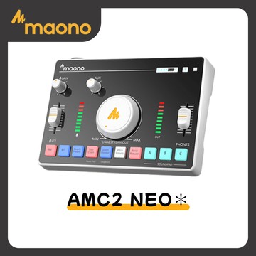 【Mild Life】maono閃克 AMC2 NEO聲卡(白)
