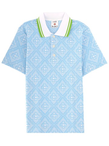 casablanca cotton polo shirt