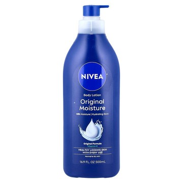 Nivea, 原初保濕身體乳，16.9 液量盎司（500 毫升）