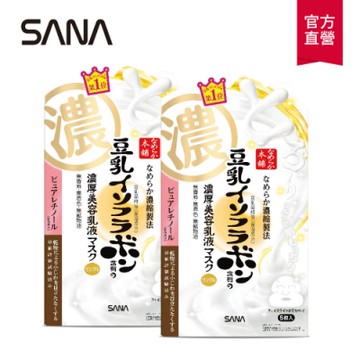 (2入組)SANA莎娜 豆乳美肌緊緻潤澤凝凍乳液面膜