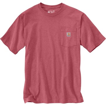 CARHARTT 美版 K87 P22 POCKET TEE 6.75oz 重磅口袋 短T (P22 玫瑰木色)