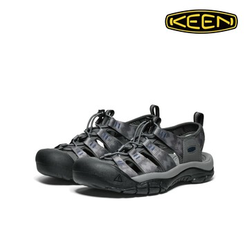 KEEN 男款 NEWPORT H2 1030672 織帶涼鞋 / 深灰/灰