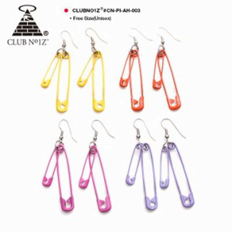 B系 ヒップホップ ストリート系 ファッション メンズ レディース ピアス Cn Pi Ah 003 クラブノイズ Club No1z 安全ピン フック式 2 通販 Lineポイント最大1 0 Get Lineショッピング