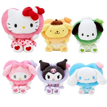 小禮堂 三麗鷗 絨毛玩偶娃娃 (2024角色大賞 心心相印) Kitty 大耳狗 布丁狗