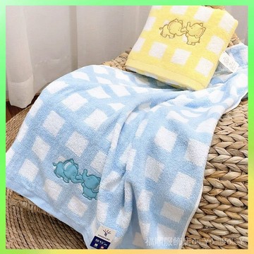🔥臺灣出貨 金號兒童卡通浴巾純棉成人女士學生浴巾家用洗澡大毛巾吸水65*130 限時特賣X315-2B