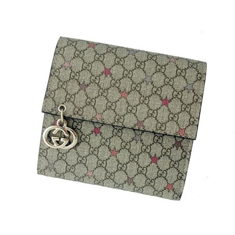 グッチ 財布 GUCCI 二つ折り財布 レディース マイクロGGプラス