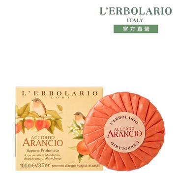 L’ERBOLARIO 蕾莉歐 橙香柑橘植物皂100g