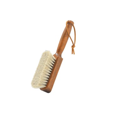 【日本霜山】櫸木柄馬毛鞋刷/鞋面除塵刷