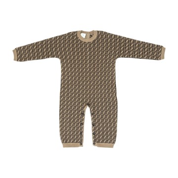 FENDI Kids FF logo 連身裝