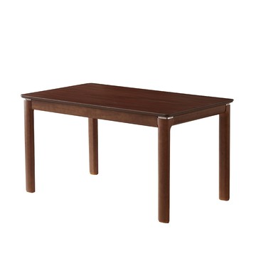 【MUNA家居】S220型4.6尺胡桃玻璃餐桌/不含椅