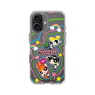 iPhone 17 Clear Case（相機按鈕） 透明 - The Powerpuff Girls 飛天小女警 - 可愛小女警線條款