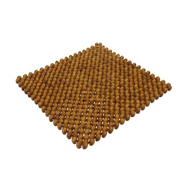 天然檜木珠坐墊 單人