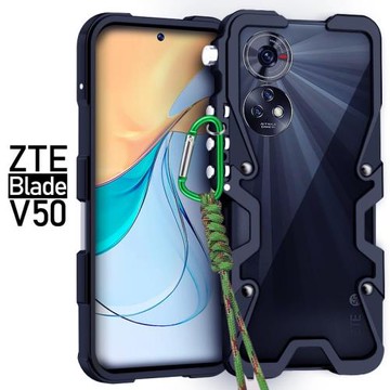 適用于努比亞z30pro手機殼原裝保護套鋁合金屬邊框霸氣男款z40pro變形金剛機甲個性z50ultra 中興bladeV50