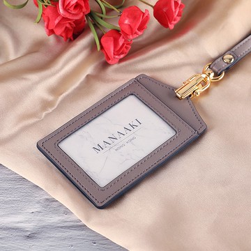 【MANAAKI】龍蝦扣皮革工作證件套(直式/橫式)(標準扣/伸縮扣)