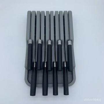 【蜜糖小姐の小店】新款中式廚房刀具收納盒水果刀菜刀創意分隔整理刀座刀架抽屜式jioyh SVL0
