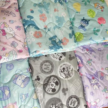 庫存尾單三麗鷗米奇角落生物雙面涼感冰絲夏涼被空調被薄款冷感被
