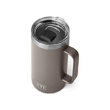 YETI Rambler 24 oz Mug, Vacuum Insulated, Stainless Steel with MagSlider Lid, Sharptail Taupe