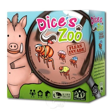 【新天鵝堡桌遊】骰子動物園：跳蚤入侵擴充 Dice’s Zoo Flea Expansion【墊腳石】