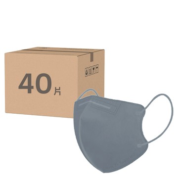 康菲 3D醫療口罩 L  青山岩灰  20片  2盒