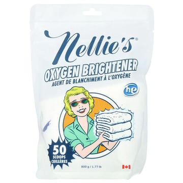Nellie's, 全天然活氧衣物去漬潔白粉，50 勺，1.77 磅（800 克）