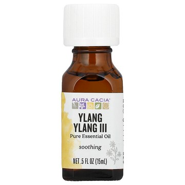 Aura Cacia, 全天然依蘭精油，5液體盎司（15毫升）
