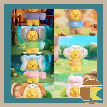 【12月預購】迪士尼 小熊維尼 童話書系列 搪膠毛絨 TOPTOY 盲盒 玩具 公仔 盒玩 一中盒6入 愛蛋客