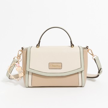 Hello Kitty - Arnold Palmer - 翻蓋手提包附長背帶  Grazioso系列 - 卡其色