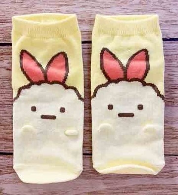 【震撼精品百貨】角落生物 Sumikko Gurashi~SAN-X 角落生物襪子-炸蝦*36119