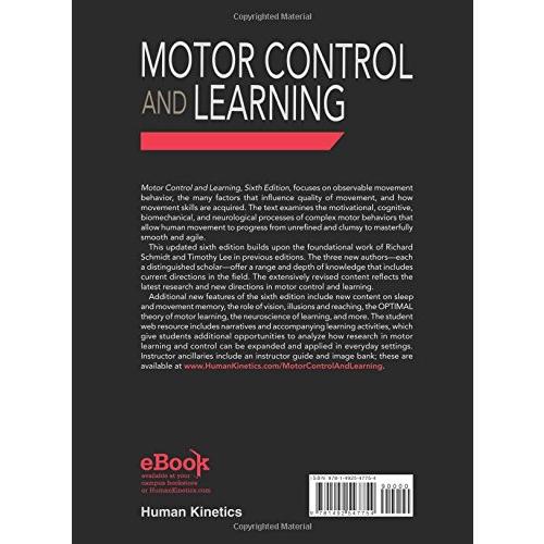 Motor Control and Learning: A Behavioral Emphasis