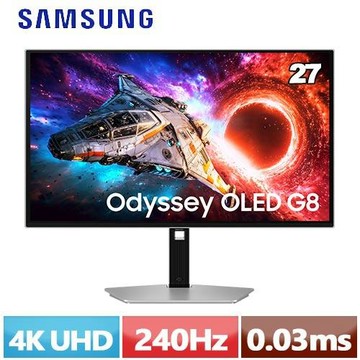 SAMSUNG三星 27型 Odyssey OLED G8 S27HG802SC 電競顯示器