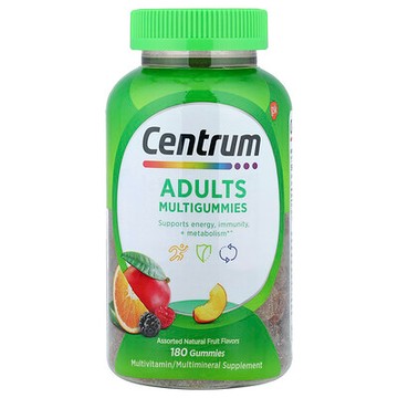 Centrum, 成年人專用多維生素軟糖，什錦天然水果味，180 粒