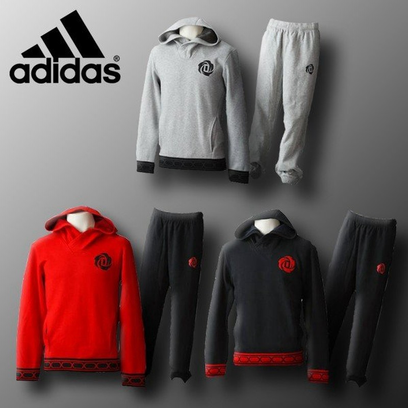 アディダス Adidas スウェットパーカー上下セット デリックローズ Getパーカー Swtパンツ Dcu28 Den13 3色展開 通販 Lineポイント最大0 5 Get Lineショッピング