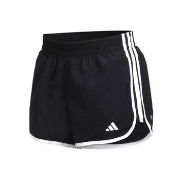 ADIDAS 女運動短褲-慢跑 三分褲 平織 愛迪達