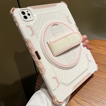 360旋轉支架腕帶適用蘋果ipad11平板保護殼air6/7/5全包防摔pro11寸硅膠air13寸亞克力mini6/7手持無蓋輕薄