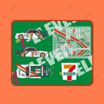 【車模水貼】寶馬BMW M3 711塗裝64車模水貼手工創意車模水貼紙 車模改造 模型水貼