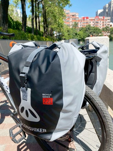 公司貨 最低价 自行車邊包防水馱包戶外后架電動車山地車防雨川藏線長途騎行定制
